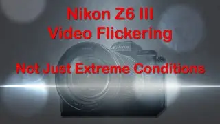 Nikon Z6 III Video Flickering: Not just extreme conditions