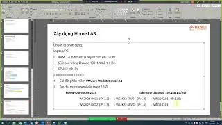 [Học MCSA] Bài 1.2 - Chuẩn bị môi trường Home Lab