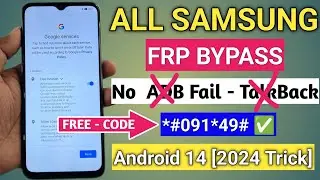 SAMSUNG Android 14 FRP Bypass || Google Account Remove Android 14