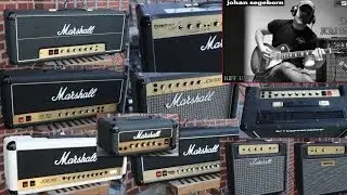 14 Marshall Amps Comparison - Shootout - JMP Vs JCM800 Vs JCM900 Vs Vintage Modern and more