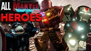 All SHOWCASED Marvel Infinity Heroes SO FAR...