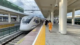 High-speed train from Chengdu West to Yanshi Station