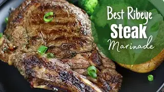 Best Ribeye Steak Marinade with Garlic and Rosemary | Easy Gourmet Steak Recipe