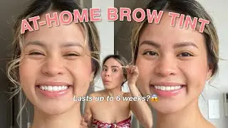 HOW TO TINT YOUR BROWS AT HOME l EASY