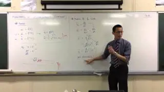 Acceleration in terms of Velocity (2 of 2: Derivation & Example)