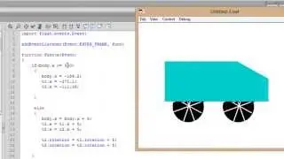 Flash Actionscript Tutorials - Moving Car Animation using Actions - 14
