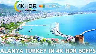 Alanya, Turkey in 4K HDR 60FPS by drone - TURKEY in 4K HDR 60FPS