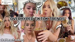 i tried *more* VIRAL tiktok trends so you don't have to (are they worth it? ...not really)