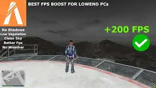 FiveM - FPS Boost Pack v2 | 200+ FPS (Low Render,No Weather, No Shadows, Low Vegetation,  No lag)