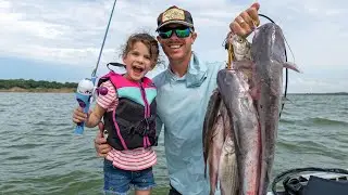 WE FILLED THE COOLER FISHING SPOONS! (First Time on Schooling Fish)