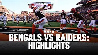 Week 9 Bengals HIGHLIGHTS vs. Las Vegas Raiders | CINCINNATI BENGALS