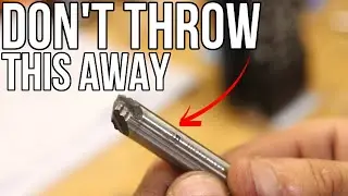 How I Reuse Broken Endmills In My Workshop - Dont Throw Them Away