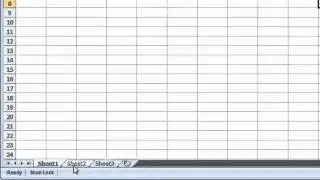 Excel 2007 - Switching Between Worksheets