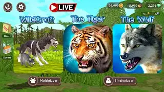 🔴 LIVE | WildCraft: 1 ultimate keys - The Tiger - The Wolf  CO-OP - PVP |