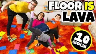 10 GIOCHI FLOOR IS LAVA: il Pavimento è Lava Edizione Famiglia