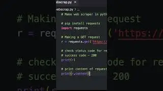 Make a web scraper in python 🐍