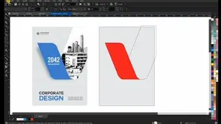 How To Make Flyer Design in Corel Draw / Corporate Flyer Design in CorelDraw - Awais Graphics