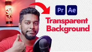 New Method | Export Transparent video using Premiere Pro & After effects 2023