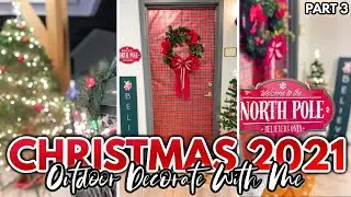🎄2021🎄 Christmas Shop + Decorate With Me | Outdoor Christmas Decorating Ideas | Shopmas Day 11