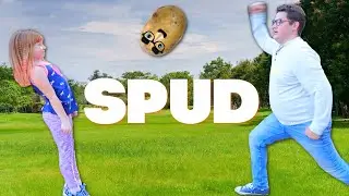 Playing SPUD with Friends at the Park (The V Family)