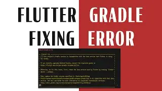 Fix Gradle Errors in Old Flutter Projects | Flutter Latest Version | Flutter Error Fixing | Flutter