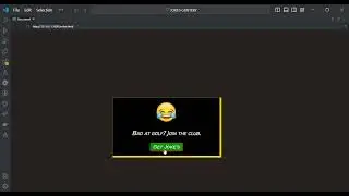 front end project with source code jokes generator website