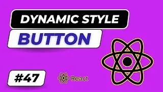 setting style dynamically react js - dynamic button in react js - #lazzycodetech 47