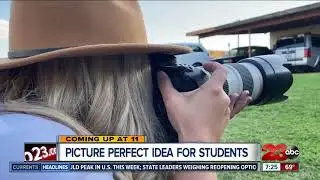 Local photographer taking photos for class of 2020