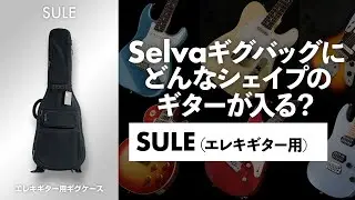 エレキギター用 ギグバッグ 「Selva SULシリーズ・SULE」にどんなシェイプのギターが入る？