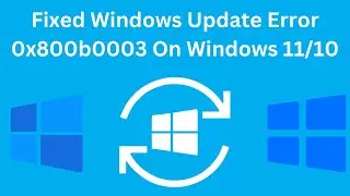 How to Fix Windows Update Error 0x800b0003 On Windows 11/10