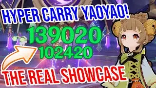 The REAL Yaoyao Showcase! How USABLE is Hyper Carry Yaoyao?! Genshin Impact