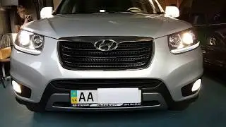 Hyundai Santa fe, поворотники в стиле Audi
