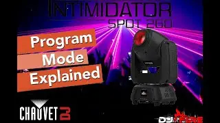 Chauvet Intimidator 260 Master-slave & Program Modes