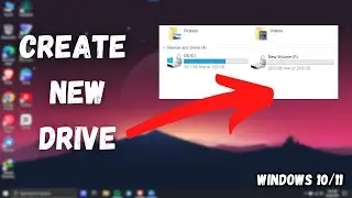 Create a NEW DRIVE in Windows 10 and 11 in Just 2 Minutes