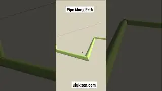 Sketchup için en faydalı eklentiler Pipe along path 