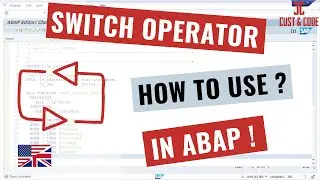 Using the SWITCH operator in SAP ABAP [7.40] [english]