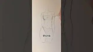 BEST WAY TO DRAW FEMALE TORSO⁉️ 