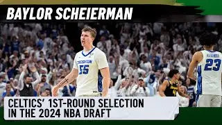 HIGHLIGHTS: Celtics select Baylor Scheierman in 1st round of NBA Draft