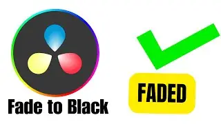 How to Fade to Black in Davinci Resolve WORKS TODAY!