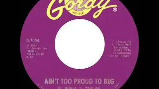 1966 HITS ARCHIVE: Ain’t Too Proud To Beg - Temptations (mono)