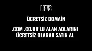 Ücretsiz .com Domain Alma Güncel 2023