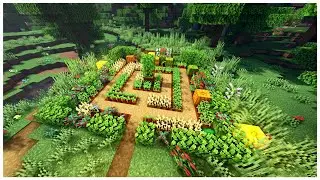 How to create a vegetable garden in minecraft