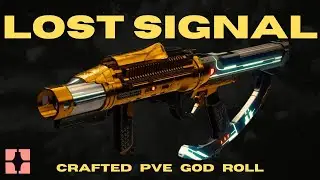 LOST SIGNAL: PVE God Roll - Crafting Guide - New Stasis Grenade Launcher - Destiny 2