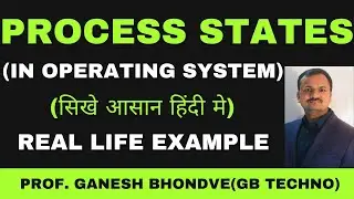 Process States in Operating System | Process in OS |  Process States in HINDI | What is Process