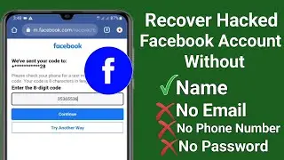 How To Recover Hacked Facebook Account Without Email And Phone Number 2023.Facebook Account Recovery