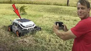 RC Lawn Mower!! This is FUN!!! Mowrator