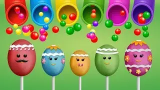 Easter Eggs Cake Pop Finger Family Rhyme | Easter Finger Family Songs