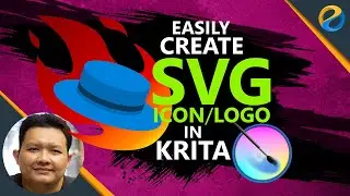 Easily create SVG icon or logo in Krita