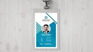 How to Design Company ID Card - Photoshop Tutorial