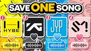 🎧 SAVE 1 K-POP SONG 🎧 (HYBE vs YG vs JYP vs SM) 🎵 ANSWER - KPOP QUIZ 🎮